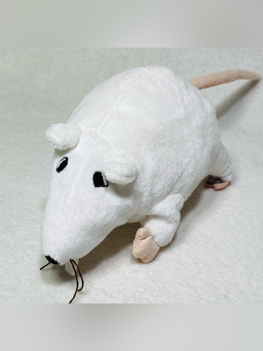 8” White Ikea Gosig Mus Mouse Rat Plush